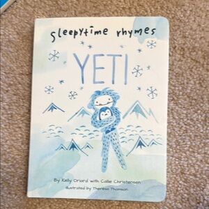 Sleepytime Rhymes Yeti Kids Pajamas - Blue
